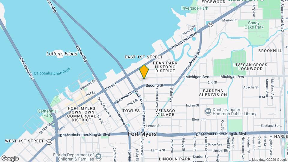 1615 Evans Ave Map and Location Details