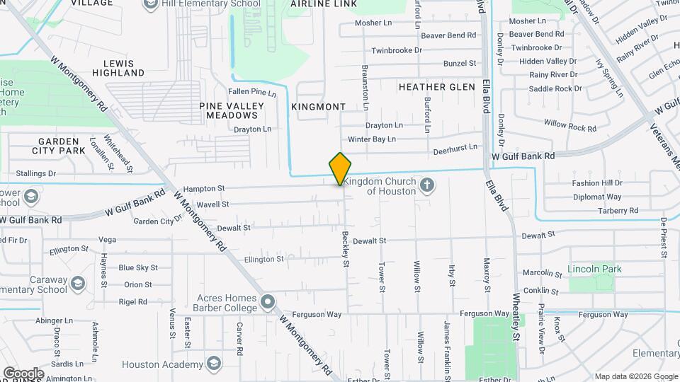 9711 Beckley St Map and Location Details