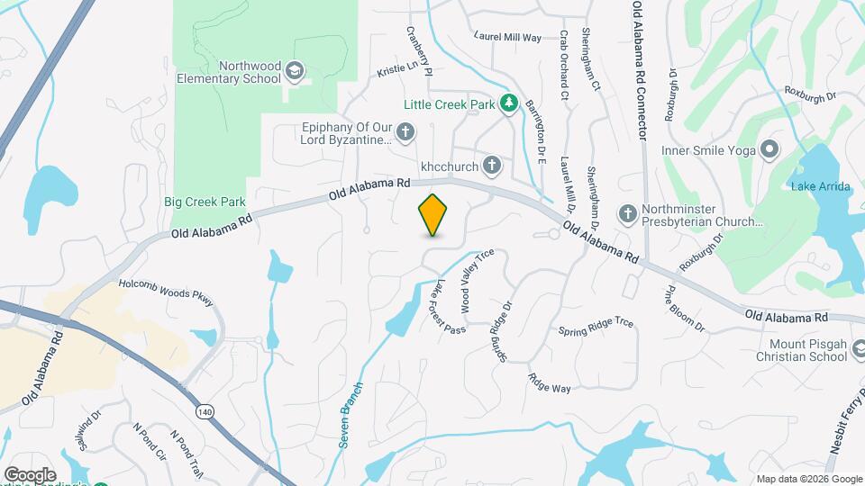 9980 Lake Forest Way Map and Location Details