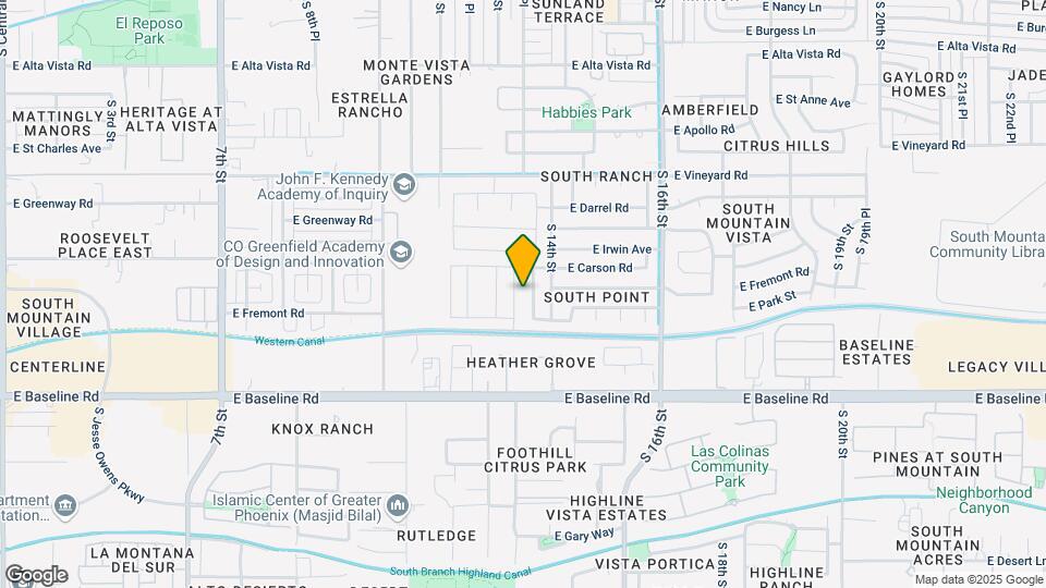 SFR Neighborhood Map and Location Details