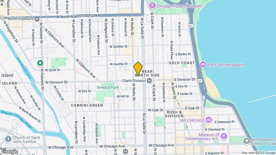 1212 LaSalle St Map and Location Details