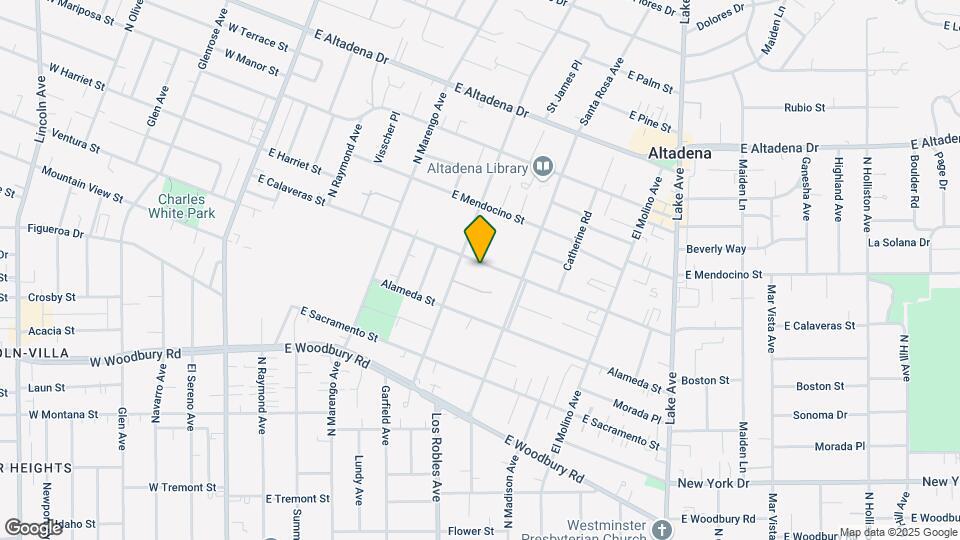 492 E Calaveras St Map and Location Details