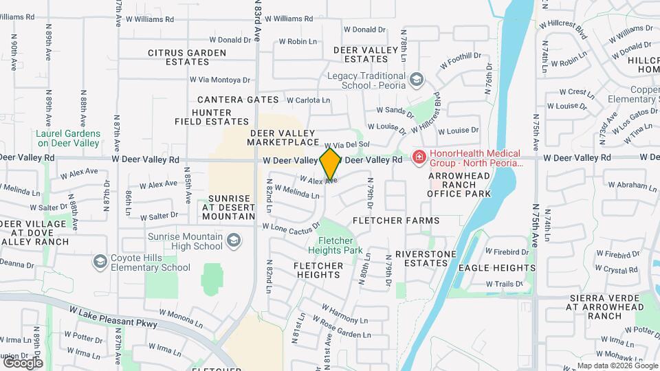 8039 W Alex Ave Map and Location Details