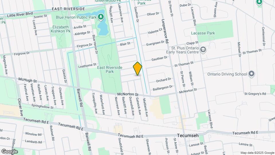 11948 Thistledown Ave Map and Location Details