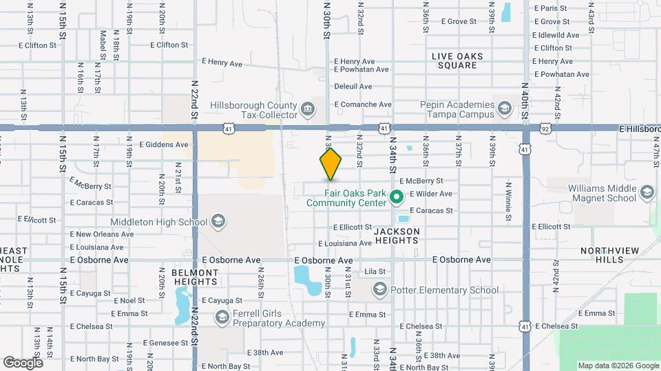 3001 E McBerry St Map and Location Details
