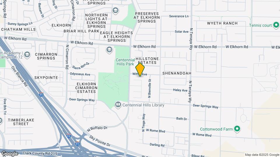 7504 Elk Meadows Ct Map and Location Details