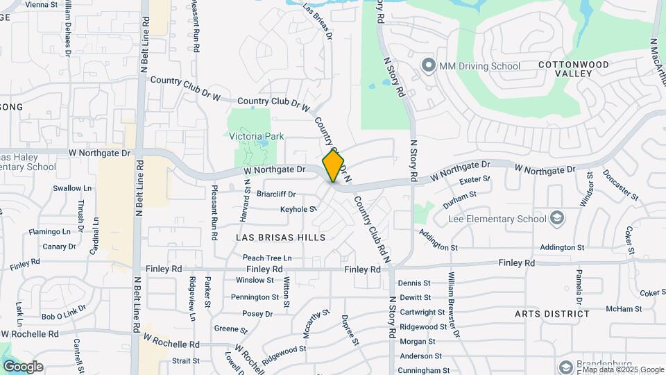2438 W Northgate Dr Map and Location Details