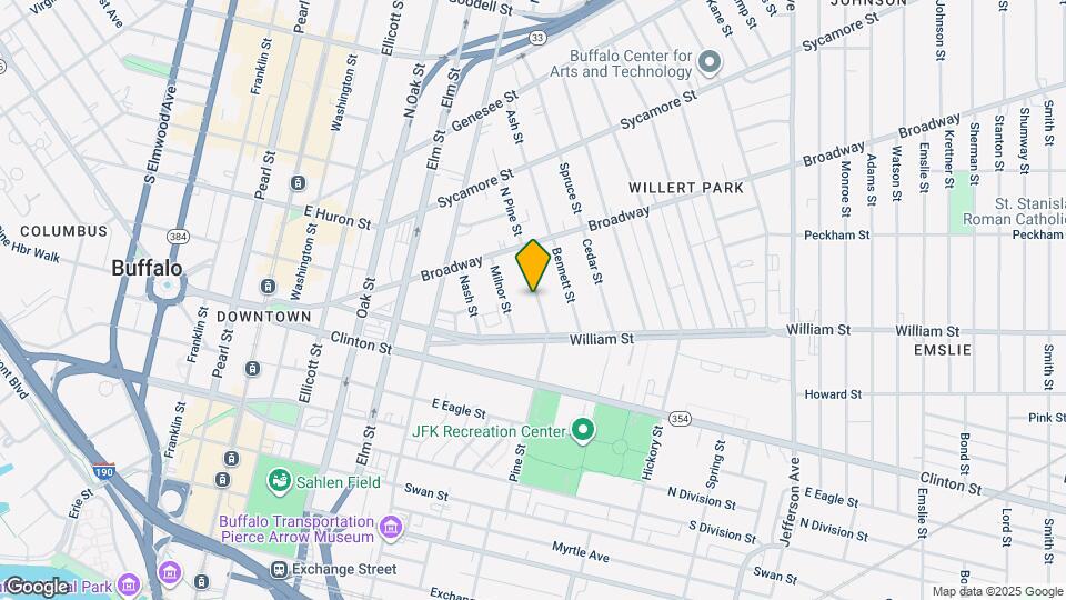 228 Pine St Map and Location Details