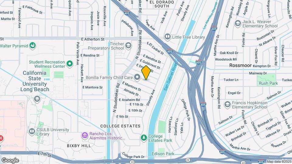 6920 E Bacarro St Map and Location Details