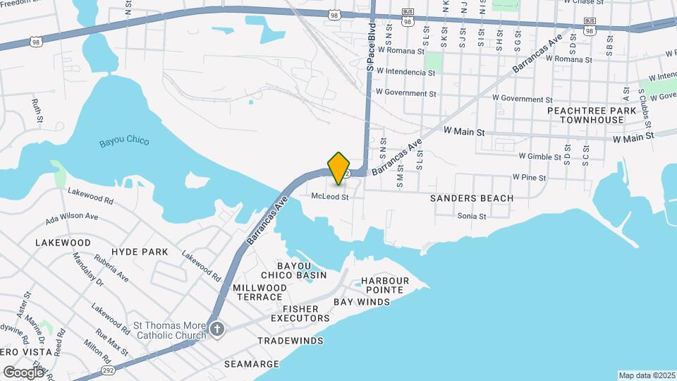 2208 McLeod St Map and Location Details