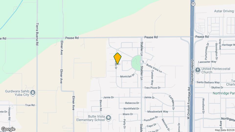 1889 Tres Picos Dr Map and Location Details