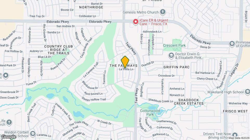 11340 Las Polamas Dr Map and Location Details