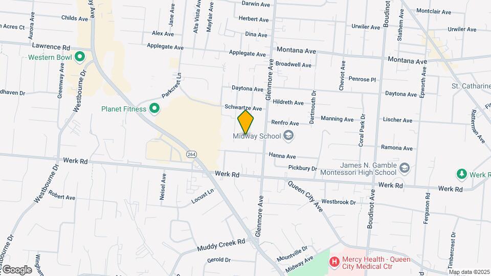 3207 Stanhope Ave Map and Location Details