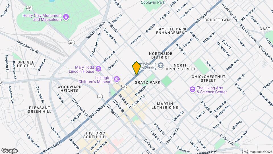 331 W 2nd St Map and Location Details