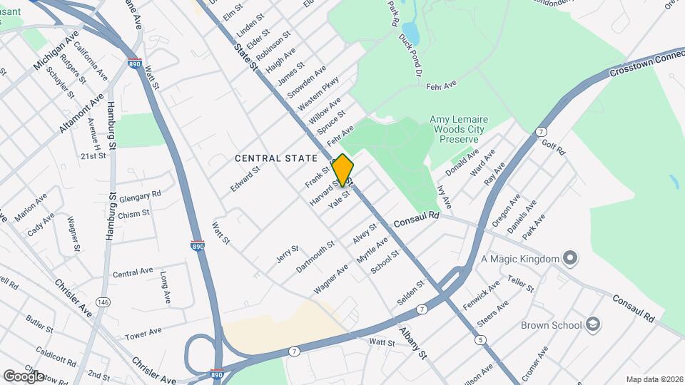 4 Yale St Map and Location Details