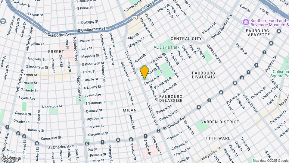 3323 Loyola Ave Map and Location Details