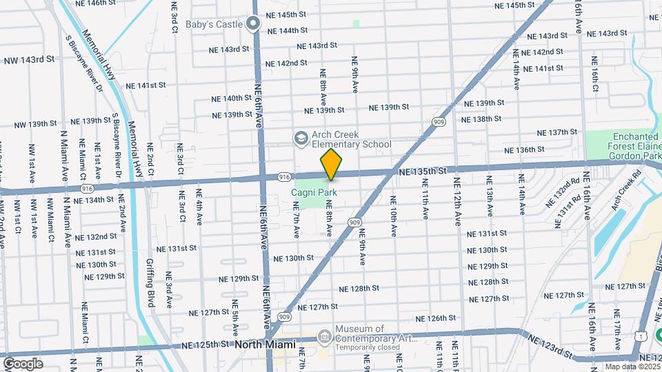 805 NE 134th St Map and Location Details