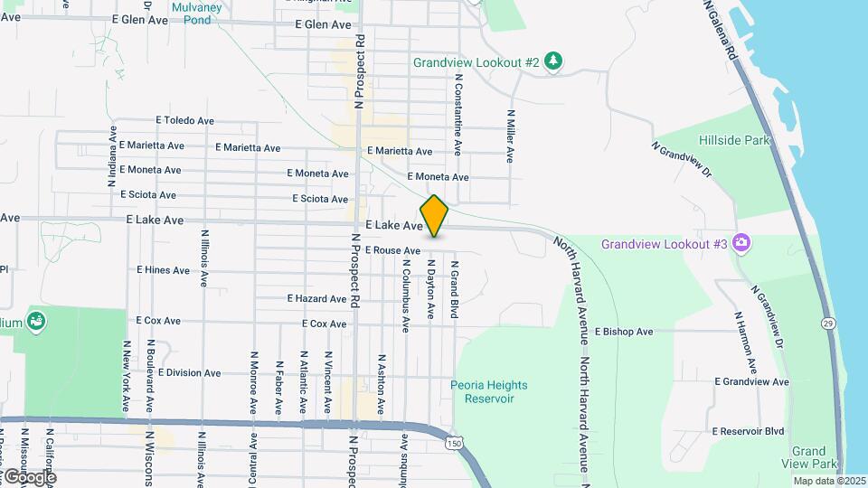 1503 E Rouse Ave Map and Location Details