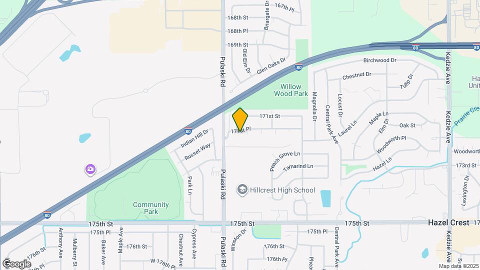 3950 171st Pl Map and Location Details