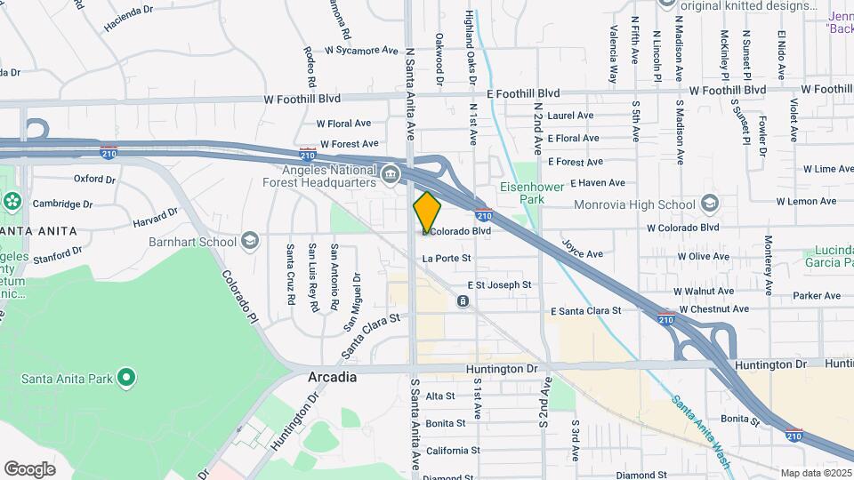 12 E Colorado Blvd Map and Location Details