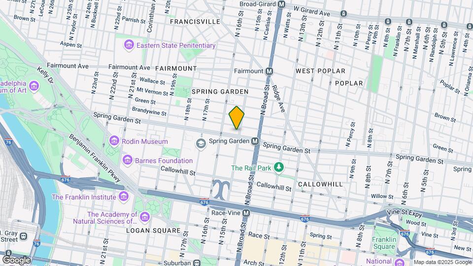 1507 Spring Garden St Map and Location Details