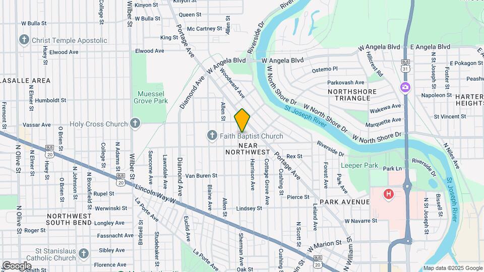 1018 Sherman Ave-Unit -unit 1018 1/2 Map and Location Details