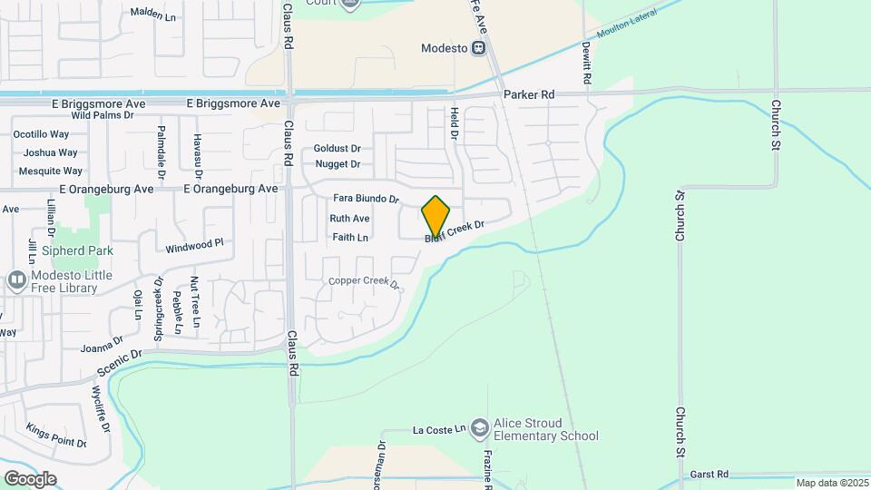 4404 Bluff Creek Dr Map and Location Details