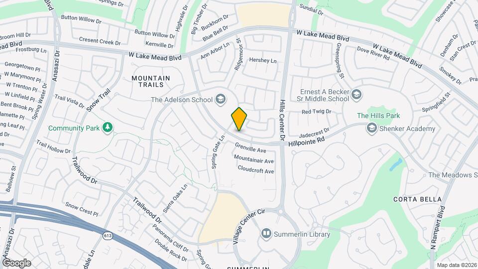 9521 Sierra Summit Ave Map and Location Details