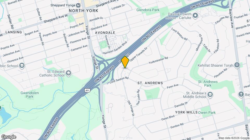 75-75 Upper Canada Dr Map and Location Details