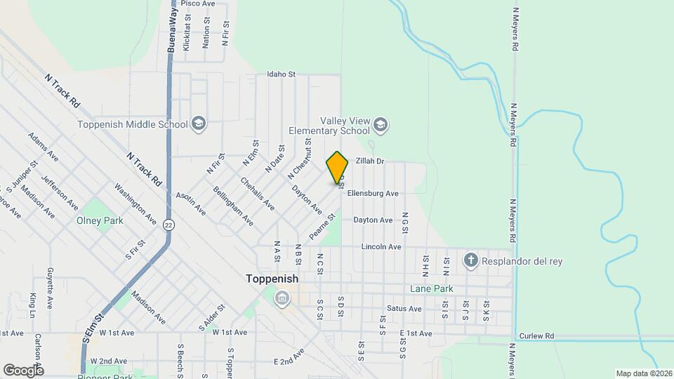 316 N Alder St Map and Location Details