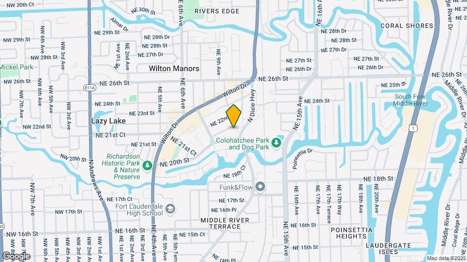 2057 NE 9th Ave Map and Location Details