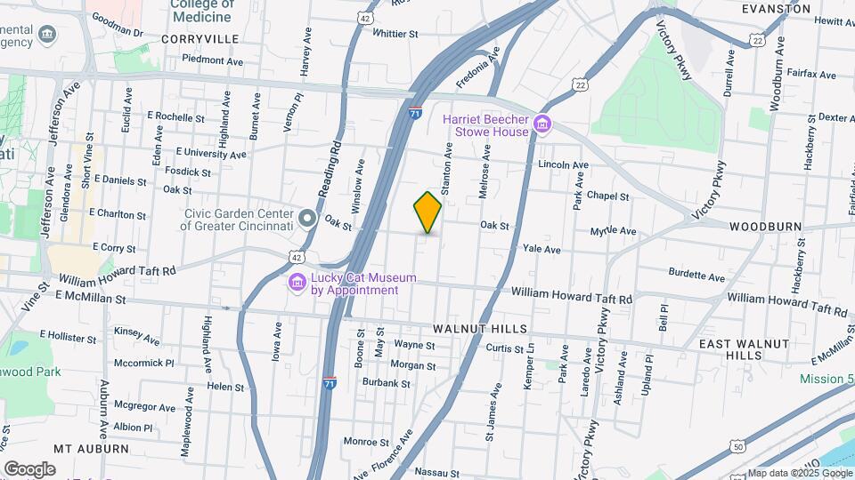 739 Oak St Map and Location Details