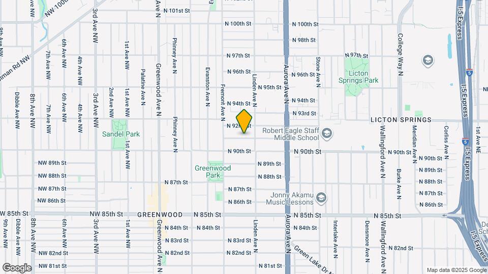 742 N 91st St Map and Location Details
