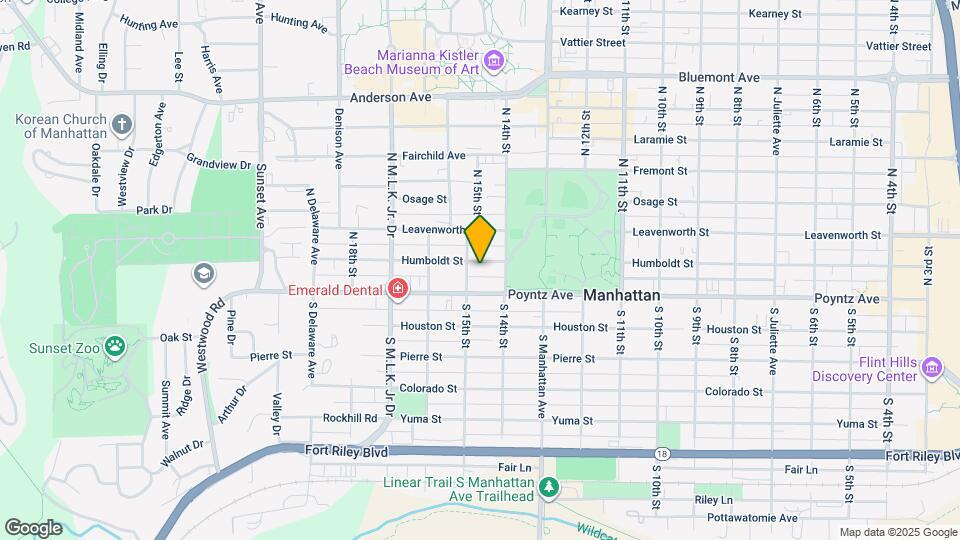 1421 Humboldt St Map and Location Details