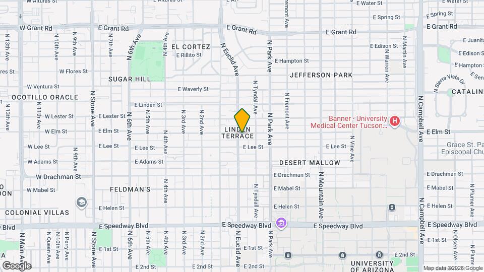 804 E Elm St Map and Location Details