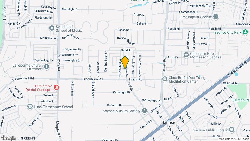 6805 Longmeadow Dr Map and Location Details