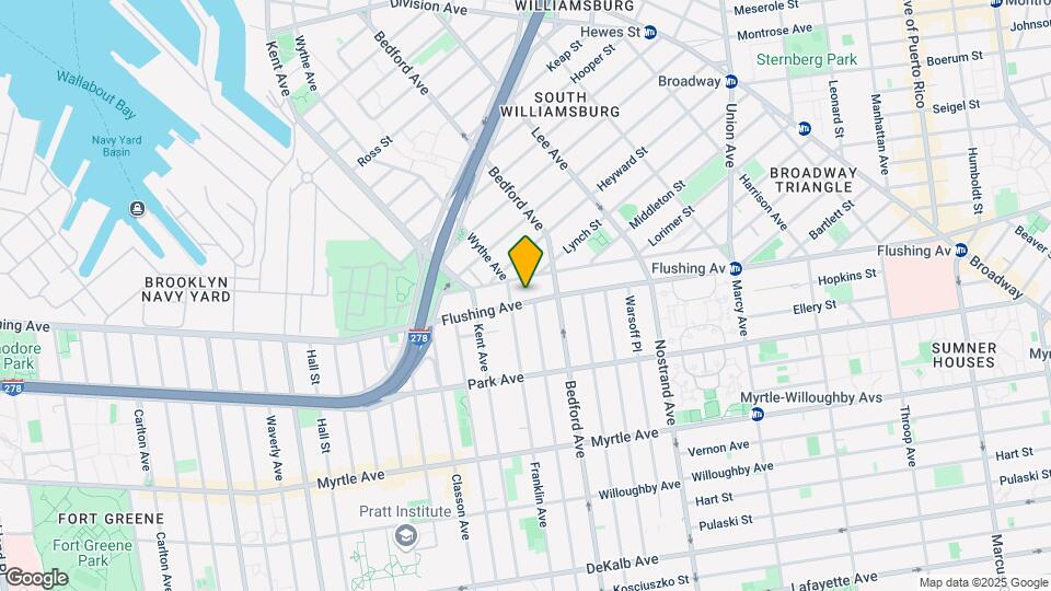 417 Flushing Ave Mapa y Detalles de la Ubicación