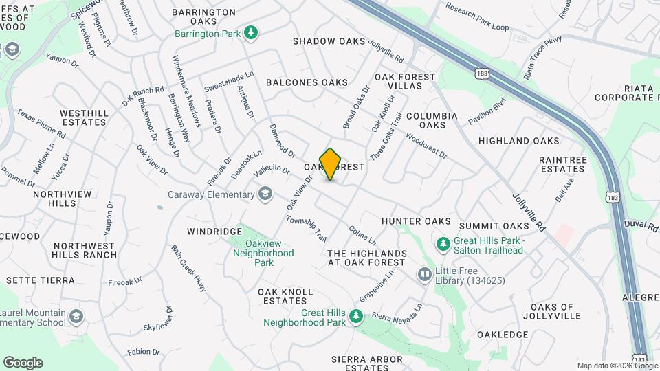 6703 Danwood Dr Mapa y Detalles de la Ubicación