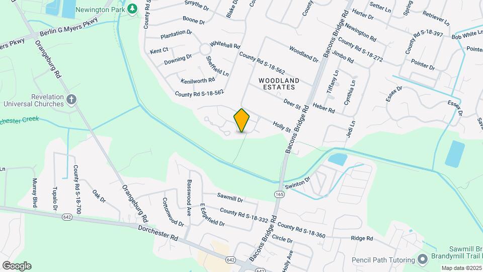 215 Arbor Oaks Dr Map and Location Details