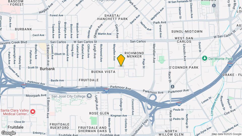 495 South Buena Vista Avenue Map and Location Details