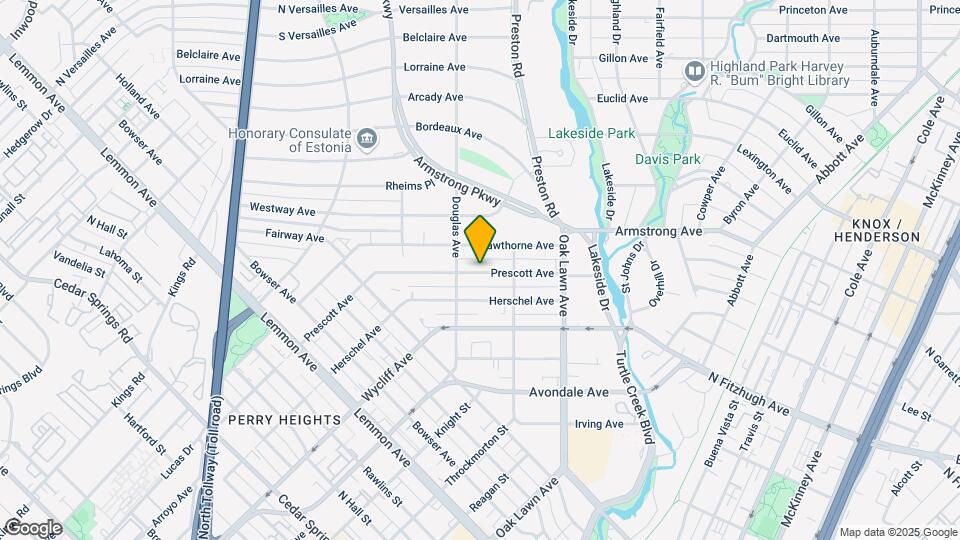 4139 Prescott Ave Map and Location Details