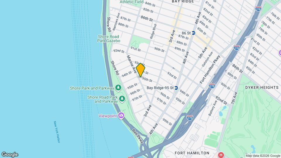 101 Marine Ave Map and Location Details