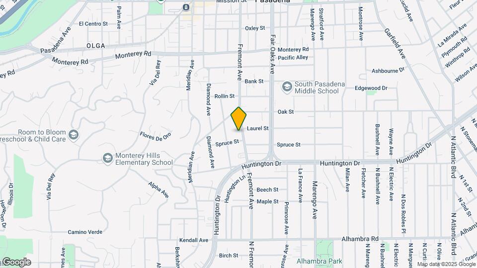 1711 Fremont Ave Map and Location Details