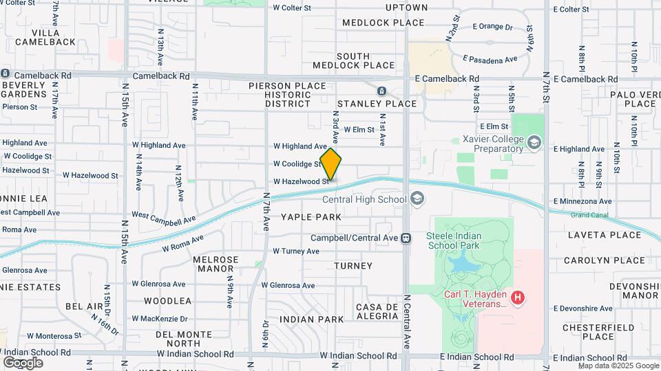303 W Hazelwood St Map and Location Details