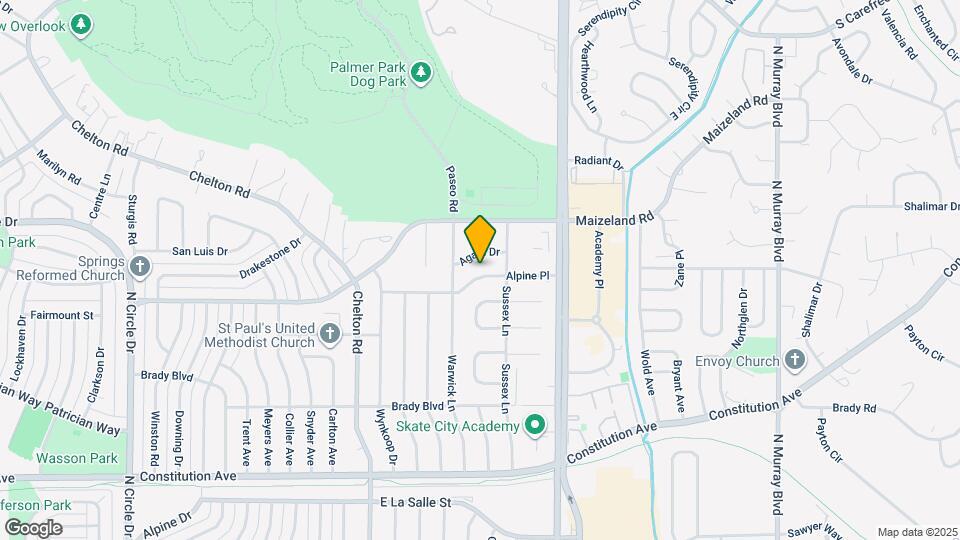 3622 Alpine Pl Map and Location Details