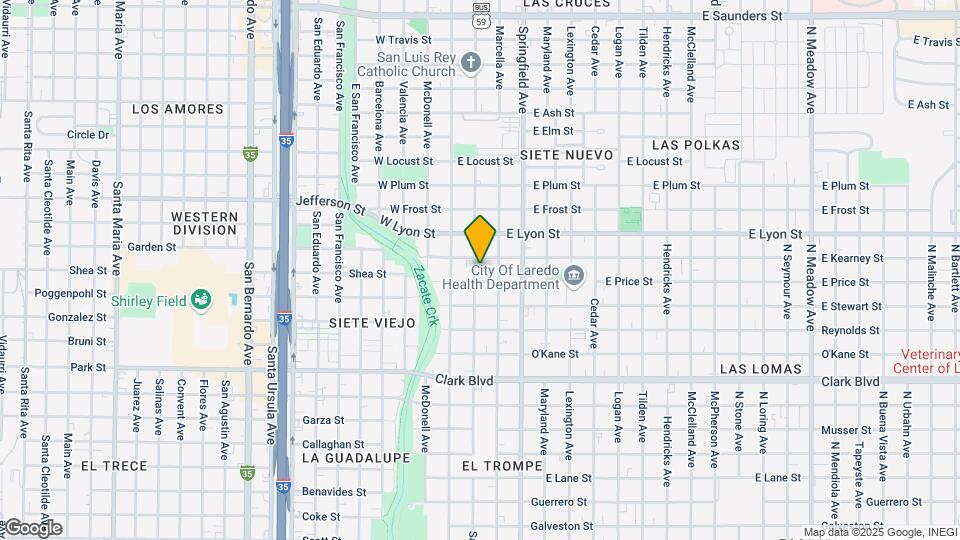 2707 Sanders Ave Map and Location Details
