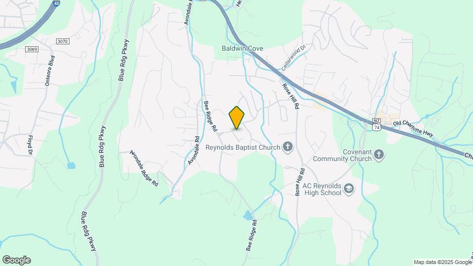 1 Hunters Ridge Dr Map and Location Details