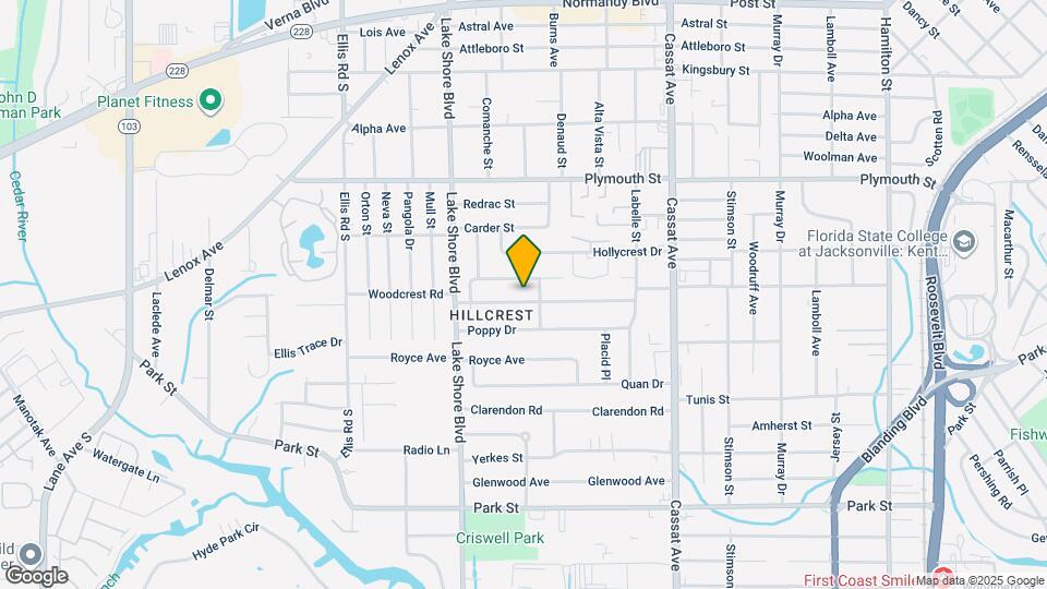 5319 Woodcrest Rd Map and Location Details