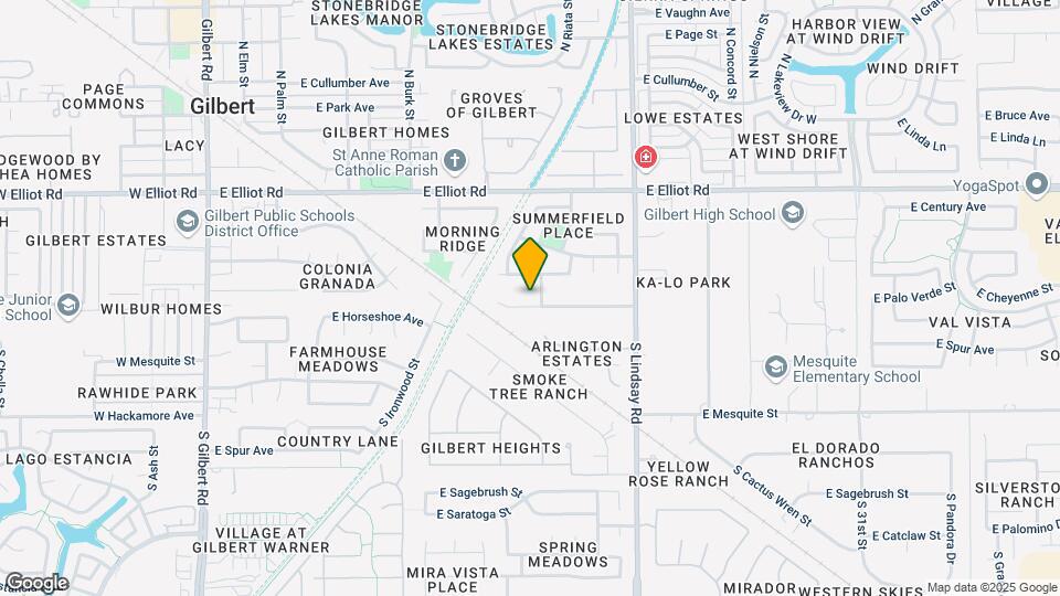 548 E Palo Verde St Map and Location Details