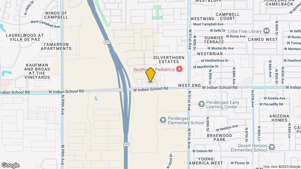 4119 N 93rd Ln Map and Location Details